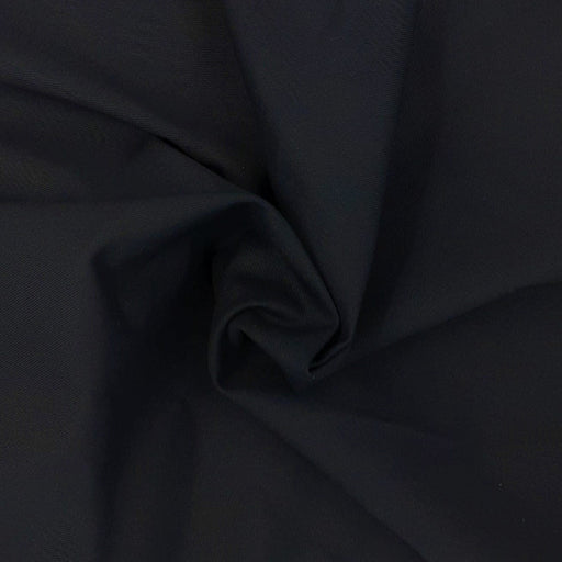 Polyester/Cotton Twill - 7.5 Ounce Black | 8025 #S47