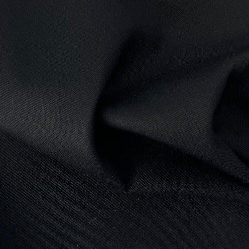 Black #U73 Twill 8 Ounce Woven Fabric - SKU 7207