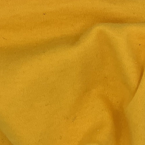 Yellow #S910/913  Polyester/Cotton 12 Ounce Interlock Knit Fabric - SKU 5828A
