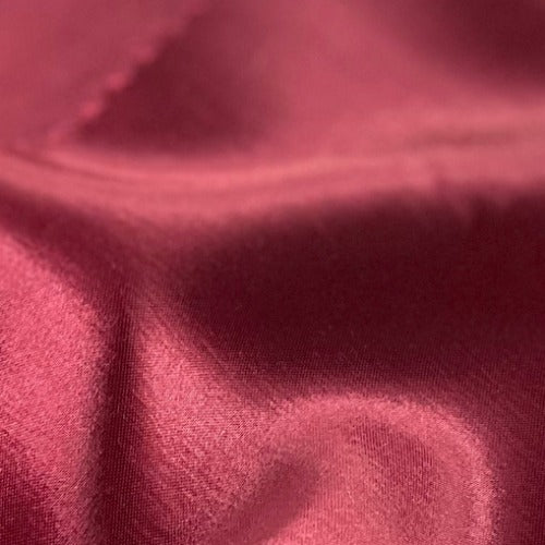 Burgundy #S11 Dress Weight Satin Woven Fabric - SKU 5757