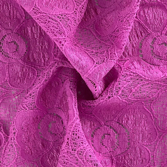 Magenta | Textured Lace