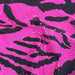 Hot Pink #S801/2/3 Zebra Skin Foil Polyester/Spandex Knit Fabric - SKU 7154L