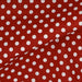 Red White #U1 3/16" Dot #U1 Cotton Woven Fabric 45" - SKU 8000