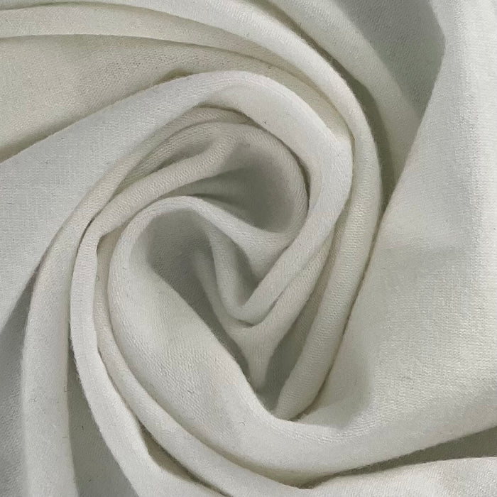 White (17) | Polyester/Cotton Jersey 100GSM (80 Yard Roll @ $3.49/Yard) - SKU 7323D