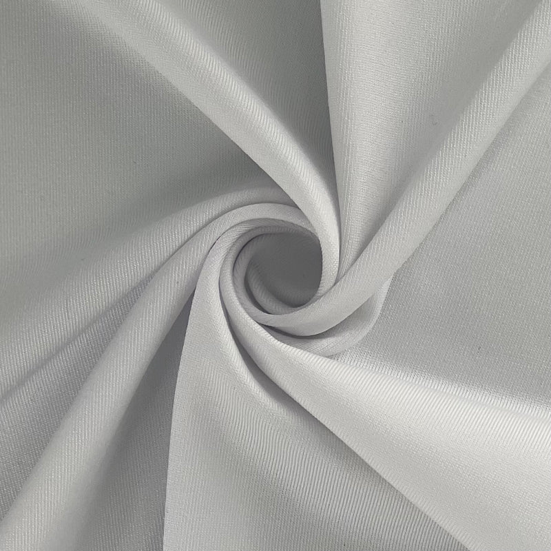 White | Polyester/Spandex Jersey 200 GSM - SKU 7328 #S12