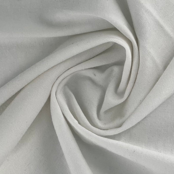 White (8) | Polyester/Cotton Jersey 100GSM (80 Yard Roll @ $3.49/Yard) - SKU 7323D