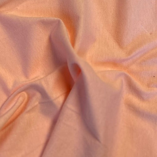 Peach #S177 Organic Cotton "Made In America" Jersey Knit Fabric - SKU 7149A