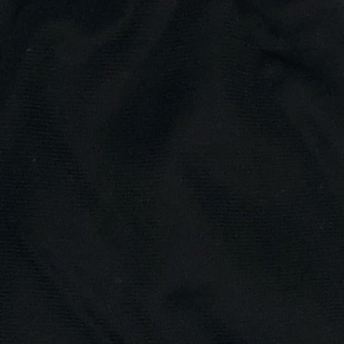 Black #S214 Brushed Dazzle Athletic Jersey Knit Fabric - SKU 6081