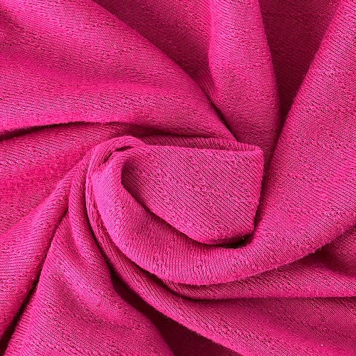Pink #U90 Diamond Eyelet Knit (30 Yards Roll) - SKU 9011BTR