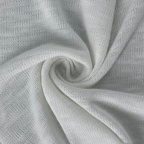 White #S160/214 Jersey Sweater Knit - SKU 7234