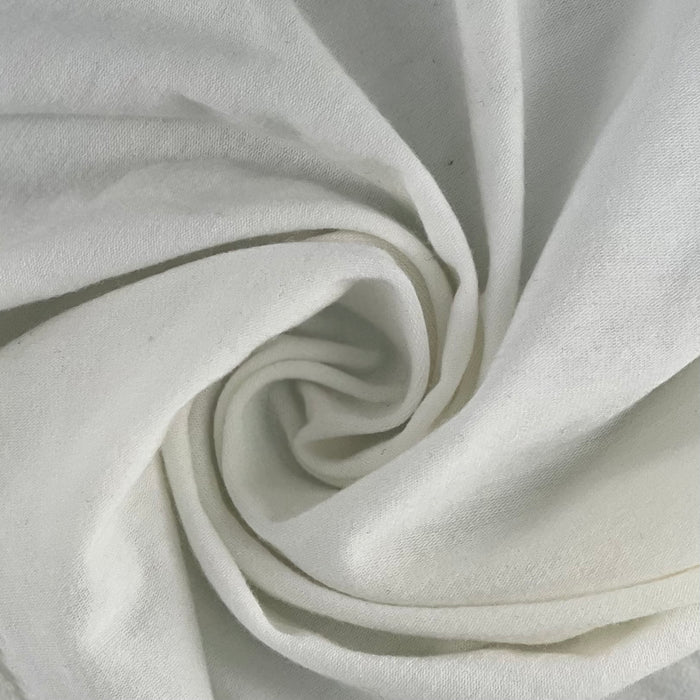 White (16) | Polyester/Cotton Jersey 100GSM (80 Yard Roll @ $3.49/Yard) - SKU 7323D
