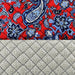 Red/Silver #S63 Paisley/Snakeskin Quilt by Fabri-Quilt "Made in America" Cotton Woven Fabric SKU 7165A