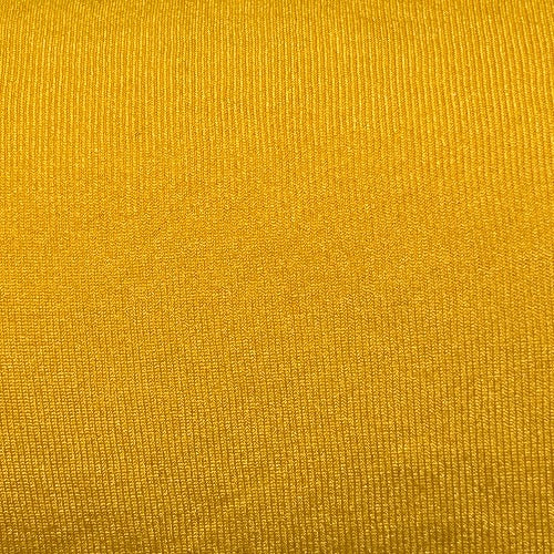Yellow #U Polyester Rib Knit Fabric (12 Yard Roll) - SKU 7175BTR