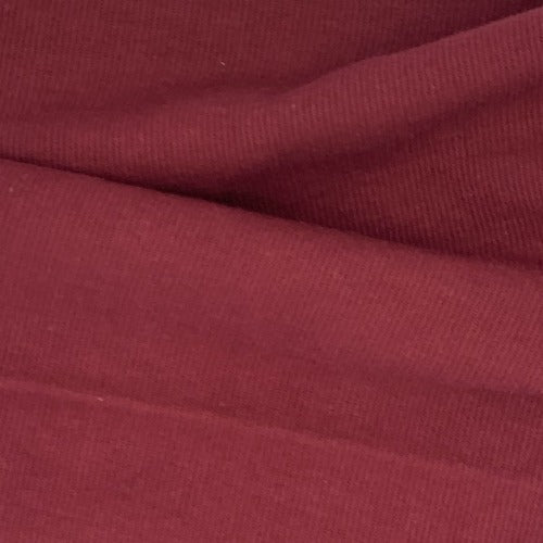 Cranberry  #S/30 Rib 10.5 Ounce Made in America Knit Fabric - SKU 6907