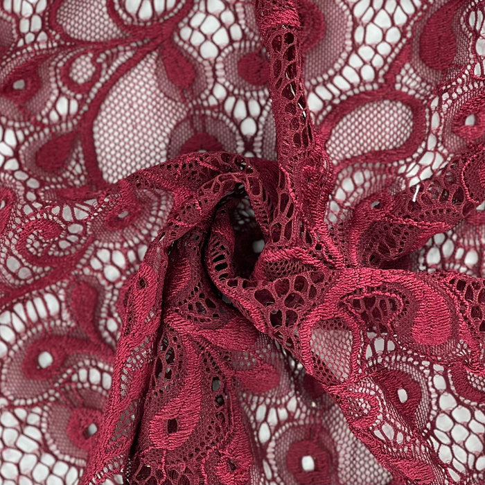 Bordeaux | Crochet Paisley Lace - SKU 7316J #U88-91
