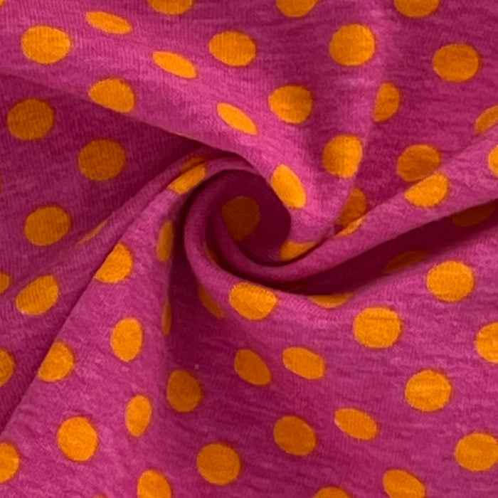 Hot Pink/Orange | Dot Knit (Made for Bailey Boys) 9 Ounce C|S - SKU 7374B