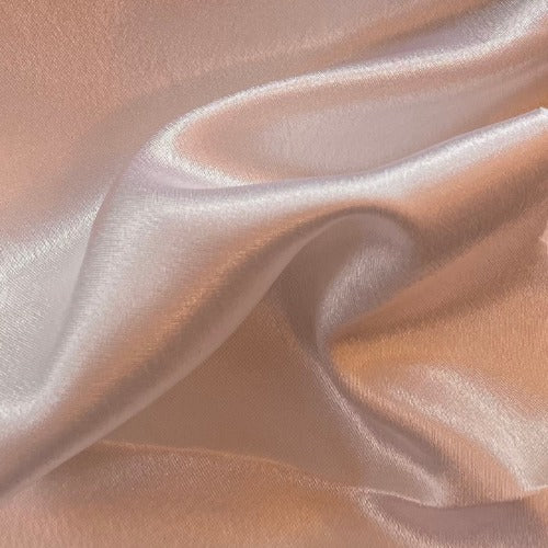 White #U79 Crepeback Satin Woven Fabric - SKU 1650