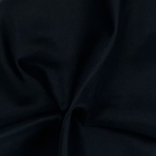Black #U/B Habutai Mock Silk Lining Woven Fabric - SKU 6173C