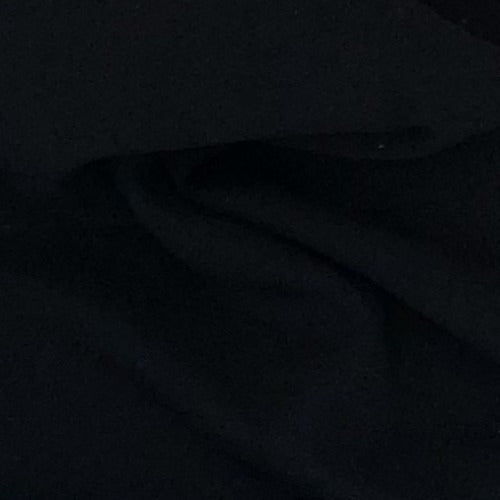 Black #S189 Micro Crepe Polyester Jersey Knit Fabric - SKU 6834