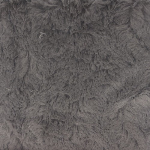 Grey #S206 Amelia Fun Faux Fur Knit Fabric - SKU 5919
