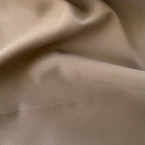 Taupe #S122 Micro Gaberdine Suiting Woven Fabric - SKU 3808