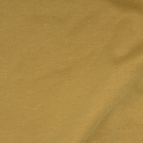 Mustard #S910/913  Polyester/Cotton 12 Ounce Interlock Knit Fabric - SKU 5828A
