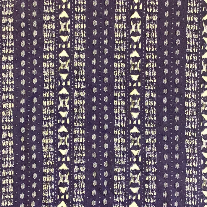 Navy #S184 Rayon Woven Print Fabric - SKU 7096