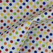 White Multi #U1 3/16" Dot #U1 Cotton Woven Fabric 45" - SKU 8000