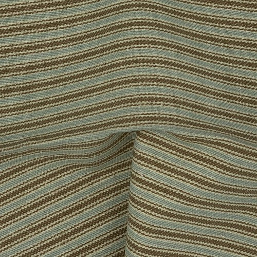 Khaki Ticking Stripe Canvas Woven Fabric - SKU 4496
