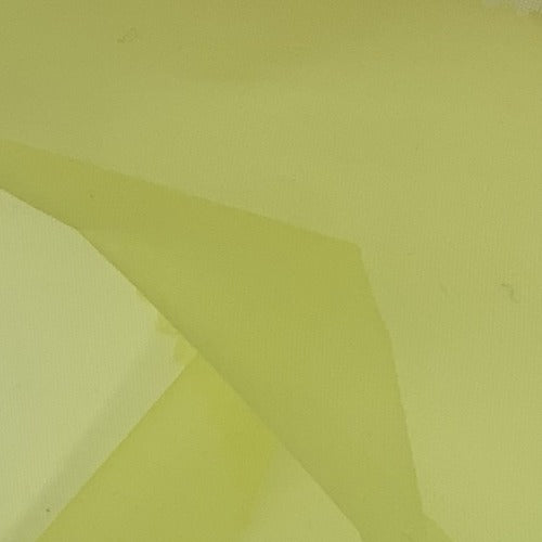 Clearance Yellow #U15 Tricot Sheer Polyester Knit Fabric - SKU 2330
