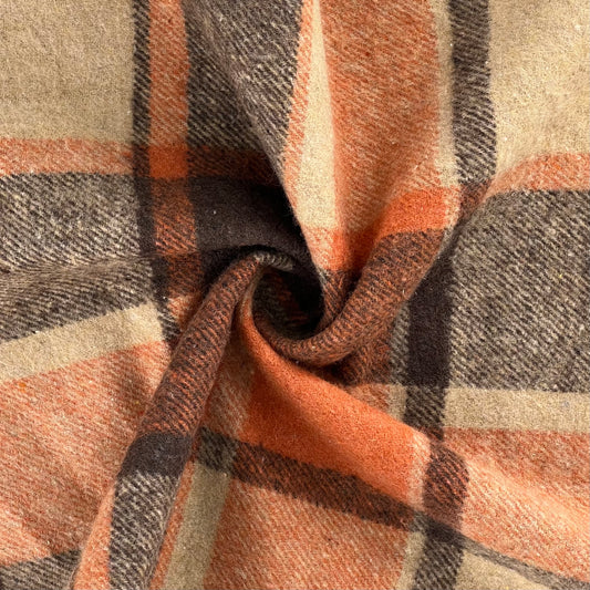 Autumn | Asymmetric Tartan Plaid Flannel - SKU 7398A #S