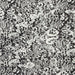 Black/White #S207 Paisley Jacquard Double Knit Fabric - SKU 4972A