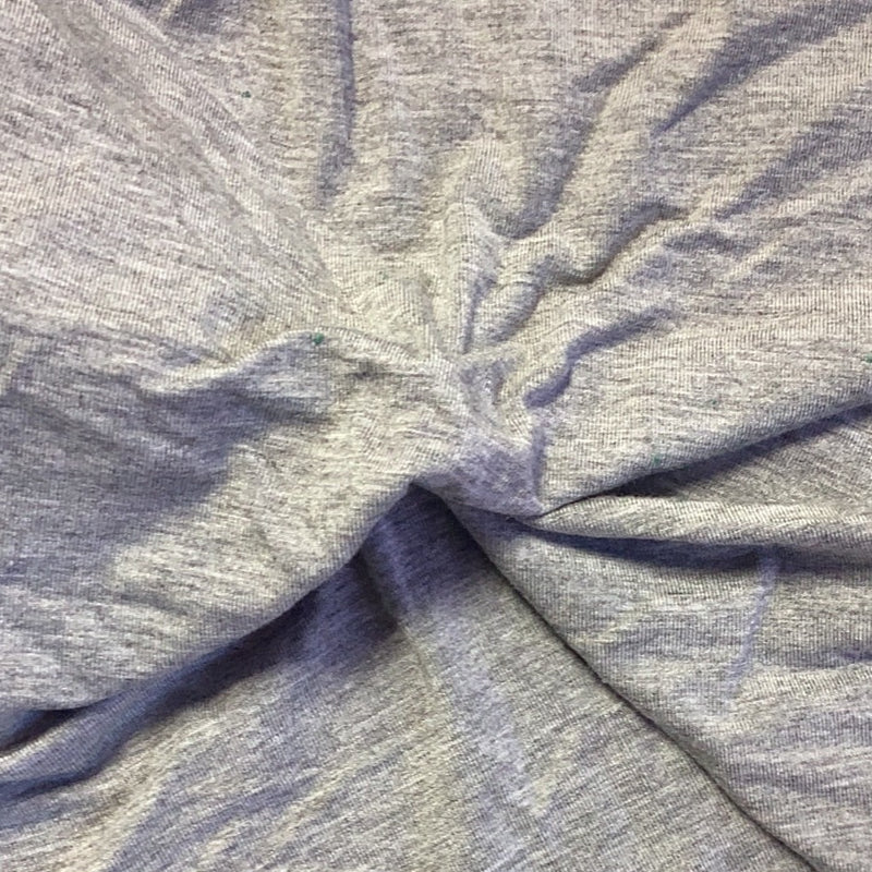 Heather Grey #U J. Crew 250 Gram Rayon/Spandex Jersey Knit Fabric - SKU 7069A