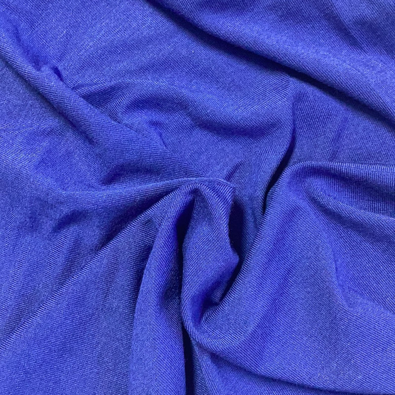 Royal #U J. Crew 250 Gram Rayon/Spandex Jersey Knit Fabric - SKU 7069B