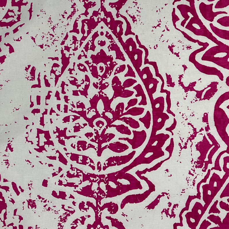 Fushia | Withering Demask Lightweight Upholstery Canvas - SKU 7393 #S183