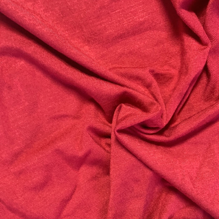 Cranberry #U J. Crew 250 Gram Rayon/Spandex Jersey Knit Fabric - SKU 7069C
