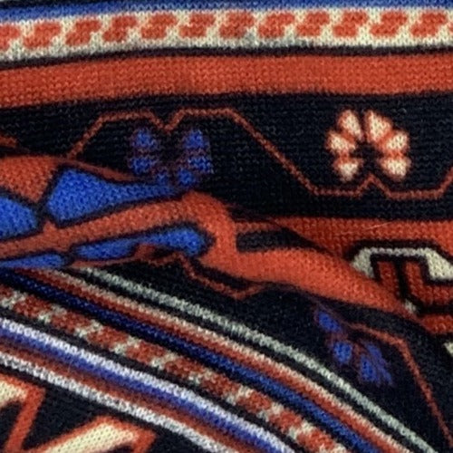 Red #8 #SS88 Sweater Knit Print Knit Fabric - SKU 4716B