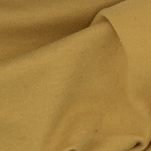 Mustard #S68 Polyester/Cotton 12 Ounce Interlock Knit Fabric - SKU 5828D