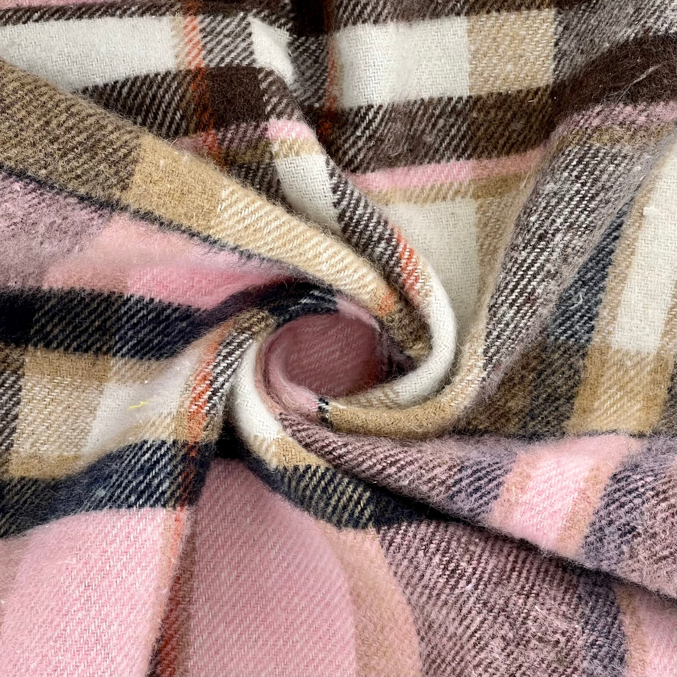 Flannel Plaid & Checks & Stripes Woven Fabrics
