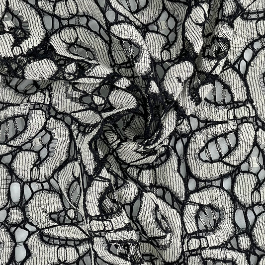 Black/Ivory | Knot Lace