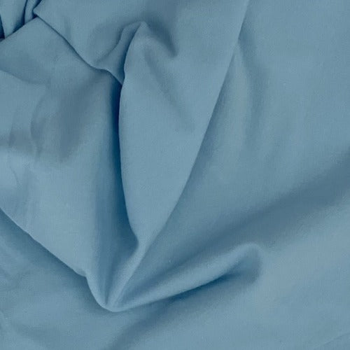 Light Blue #S/CC/158/178 Made In America 10 Ounce Cotton/Spandex Jersey Knit Fabric-SKU 6216