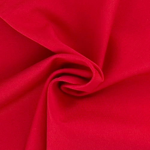 Red #S52 Four-Way Stretch Polyester/Spandex Jersey Knit Fabric - SKU 7205A