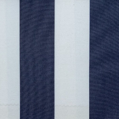 Navy #UB111 ProTuff Wide Stripe Print Waterproof Canvas Woven Fabric - SKU MYL 1532S