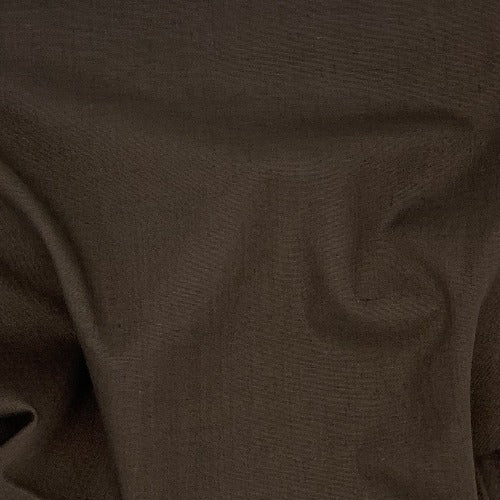 Brown 100% Cotton Solid Shirting Fabric - SKU 5784B