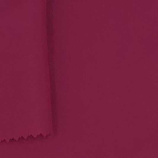 Hot Pink #U166 Crepe De Chine  Woven Fabric - SKU 2665A