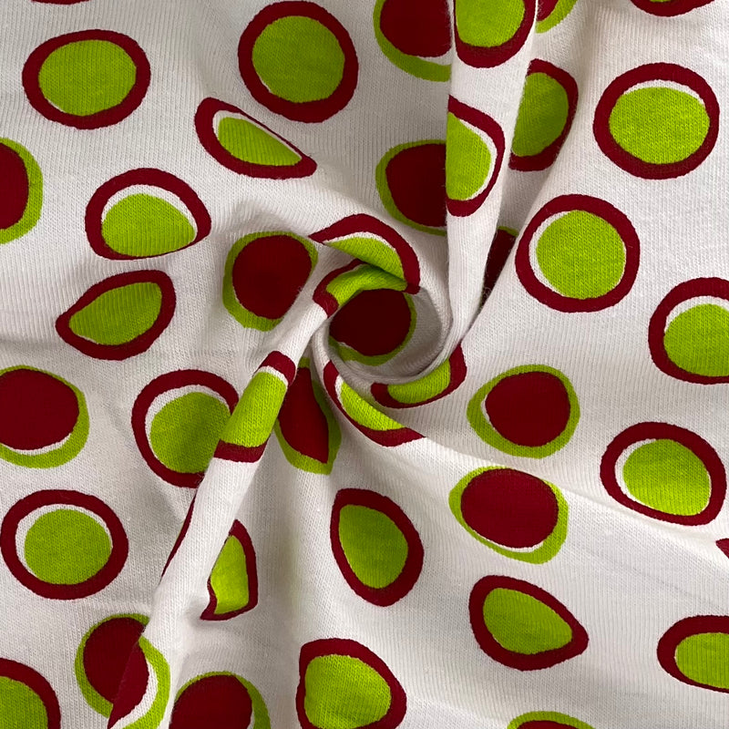 White/Apple/Red | Dot Knit (Made for Bailey Boys) 9 Ounce C|S - SKU 7374A