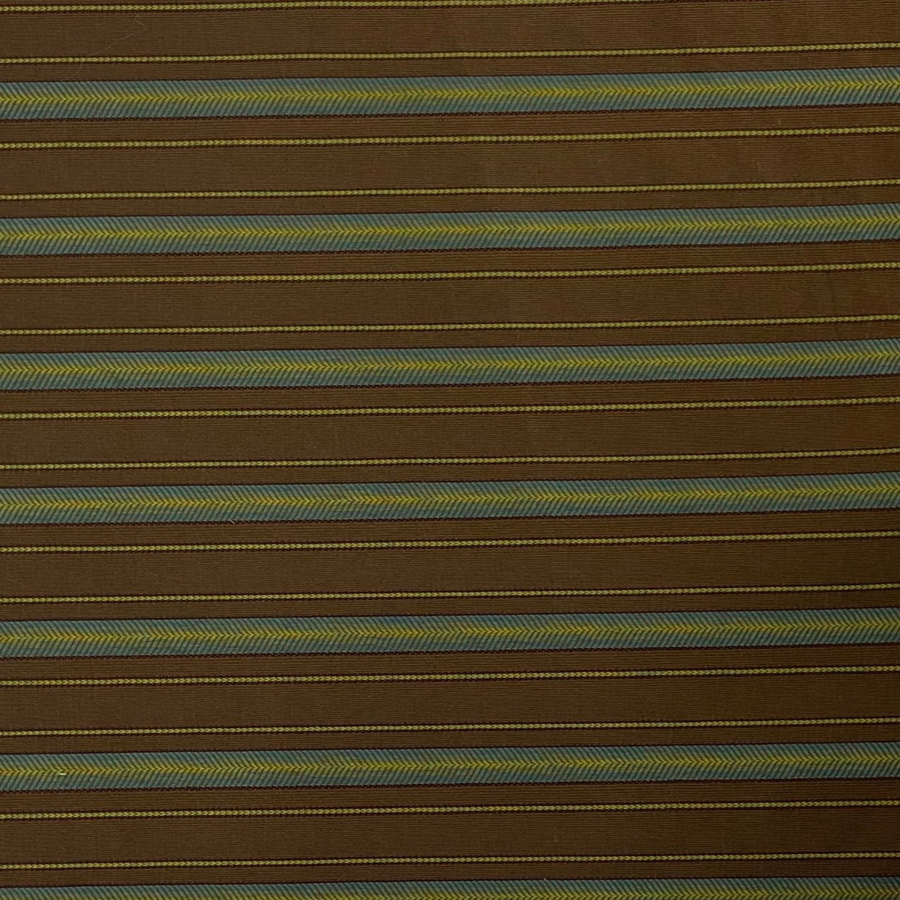 Olive/Brown Stripes #S Upholstery By Dominic - SKU 6990F