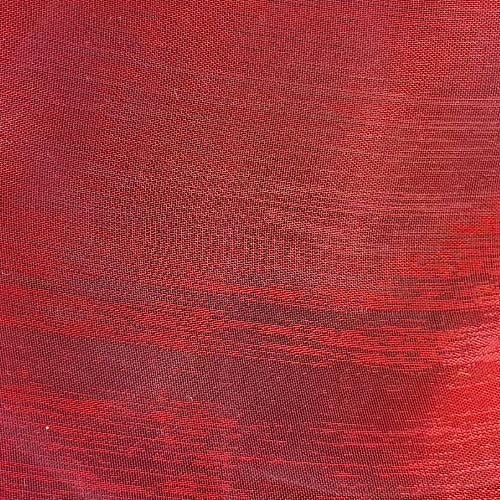 Red #S Mirror Organza Woven Fabric - SKU 7213
