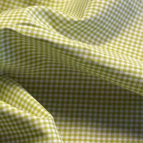 6 Apple #S199 Gingham 1/16" Check Shirting Woven Fabric - SKU 7110B