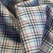 White #S184 Super Soft Check Shirting Woven Fabric - SKU 7104